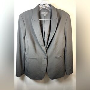 Ann Taylor Women's Fitted Black One Button Blazer Size 8‎